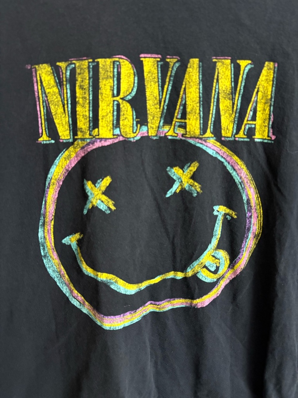 Nirvana Black Graphic Tee - Men's Band Shirt xlarge - Picture 3 of 5